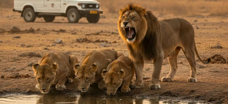 gir tour lions